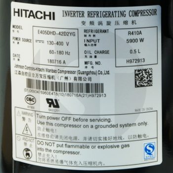 Компрессор для кондиционера Hitachi E405DHD-42D2YG