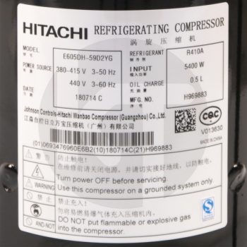 Компрессор для кондиционера Hitachi E605DH-59D2YG
