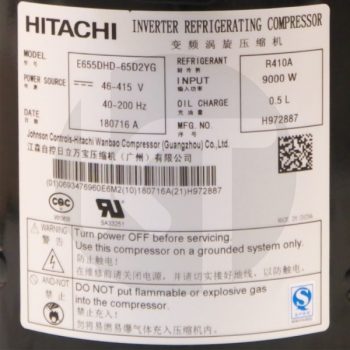 Компрессор для кондиционера Hitachi E655DHD-65D2YG