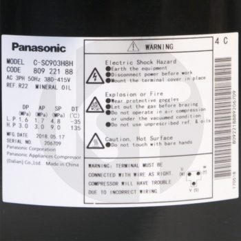 Компрессор для кондиционера Panasonic C-SC903H8H