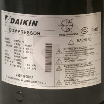 Спиральный компрессор Daikin 158546J JT160G-YE(3,75 KW) Daikin JT160G-YE (code 158546J)