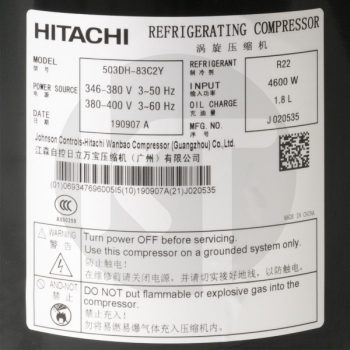 Спиральный компрессор Hitachi 503DH-83C2Y