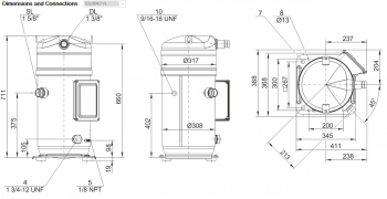 Спиральный компрессор Bitzer Orbit + GSU80295VL