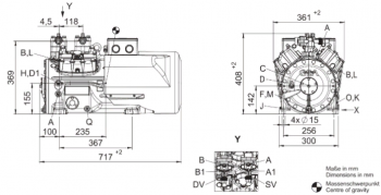 Полугерметичный компрессор Bock HAX44e/475-4