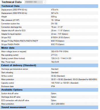 Полугерметичный компрессор Bitzer HSK8581-160