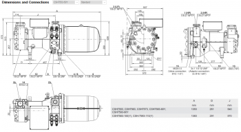 Полугерметичный компрессор Bitzer CSH7553-50Y