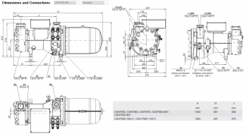 Полугерметичный компрессор Bitzer CSH7593-90Y