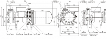 Полугерметичный компрессор Bitzer CSH8553-110Y