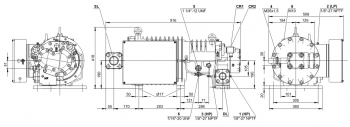 Полугерметичный компрессор Bitzer HSK5343-30