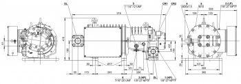 Полугерметичный компрессор Bitzer HSN6451-40