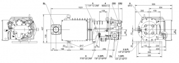 Полугерметичный компрессор Bitzer HSN7461-70